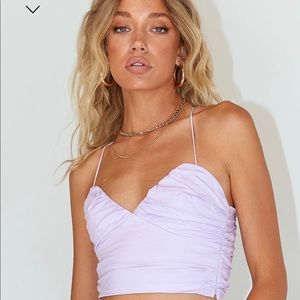 Princess Polly Cosmo Top Lilac